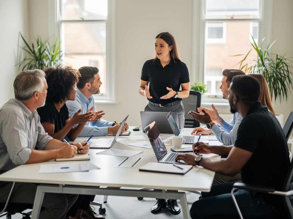Team leadership in a UK office