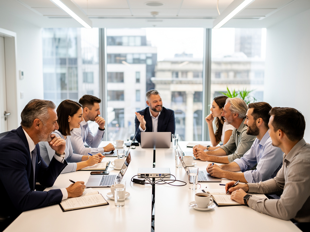 Managers discussing absence management in the UK workplace